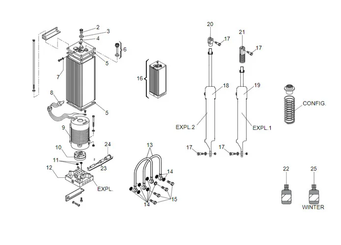 faac Seite Ersatzteile für Schranken 620 sr inox