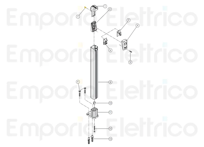 fadini Ersatzteil der Schraube 3,9x9,5 tc INOX für trifo 11 11007