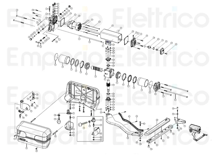 fadini Ersatzteil oil transfer tube für aproli 280 batt 280161