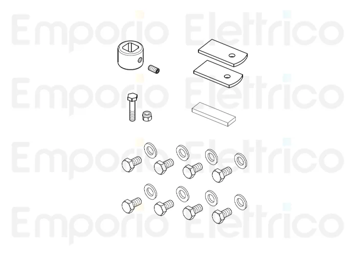 fadini Ersatzteil der kompletten Packung für Kleinteile für aproli 380 lb 380121