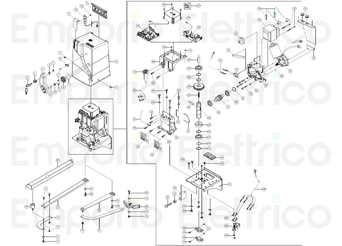 fadini Ersatteil des Lagers 6203 2rs für bart 350 35044