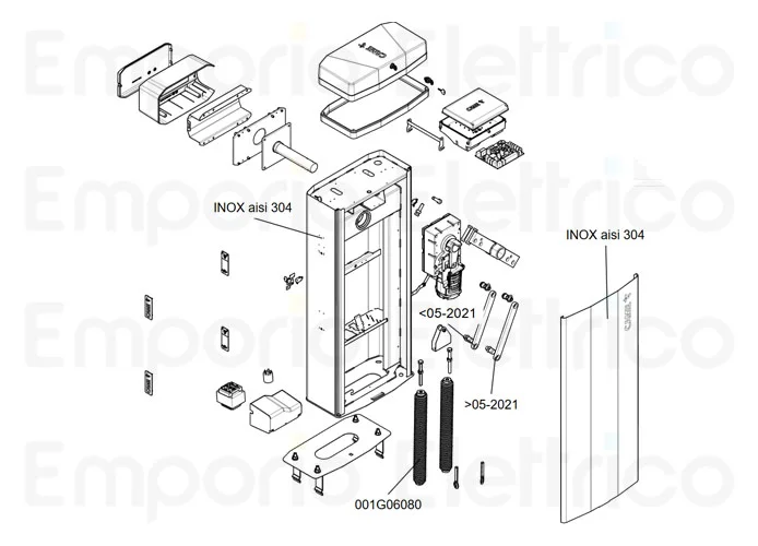 came Ersatzteil der Abdeckung gt8 aisi 304 88003-0182