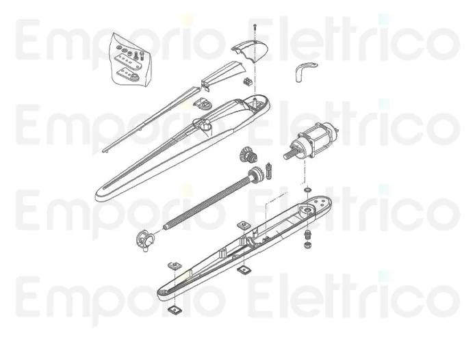 beninca Seite Ersatzteile des bob21m Motors