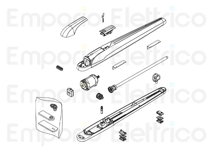 beninca Seite Ersatzteile des bob50mae-115 Motors