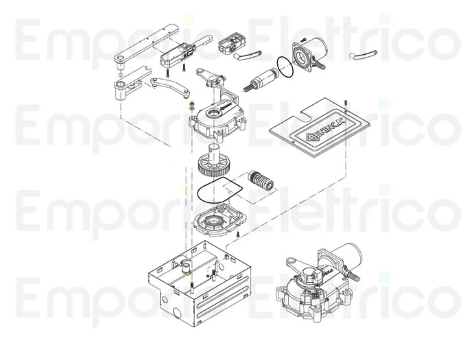 beninca Seite Ersatzteile des du.it14n Motors