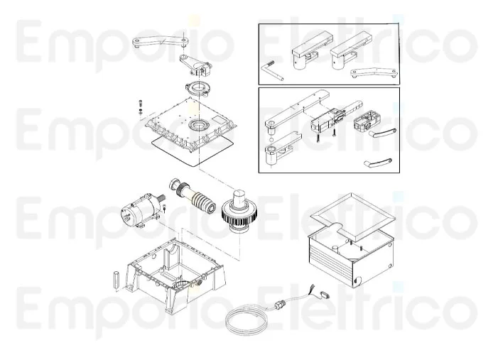 beninca Seite Ersatzteile des du.350nge Motors