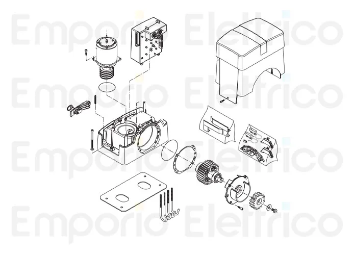 beninca Seite Ersatzteile des bull1524.s Motors