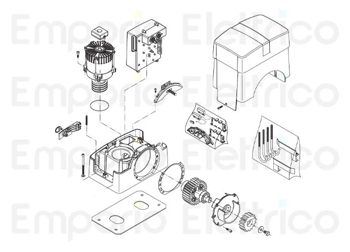 beninca Seite Ersatzteile des bull15m.s 5b Motors