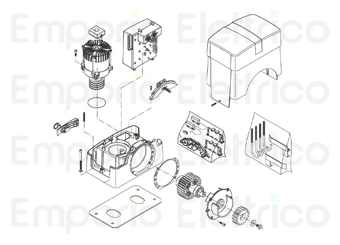 beninca Seite Ersatzteile des bull20m.s 5b Motors