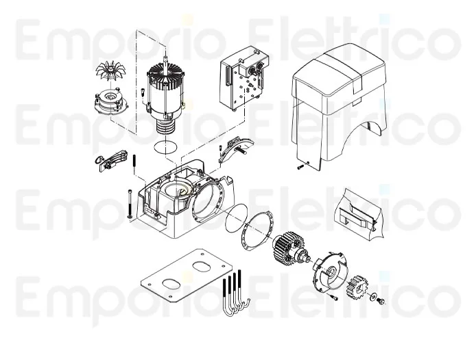 beninca Ersatzteil der Elektrobremse für bull20t/25t 9686338