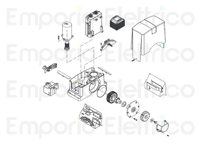 beninca Seite Ersatzteile des bull424esa.s Motors