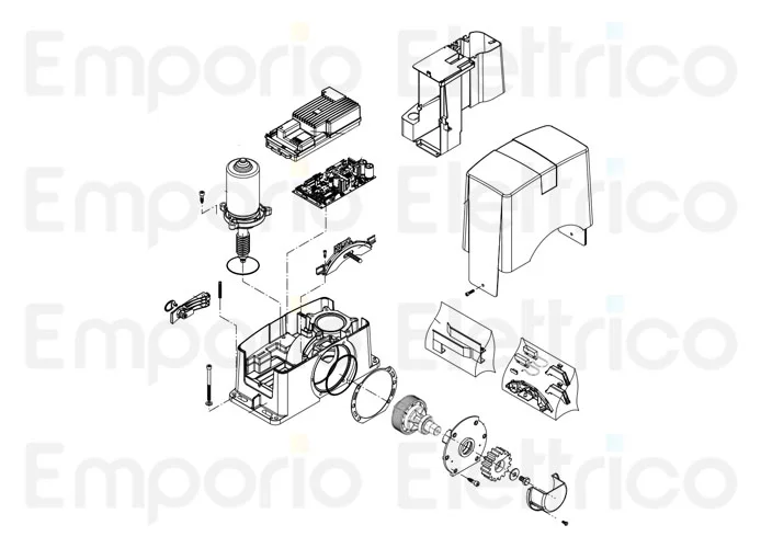 beninca Seite Ersatzteile des bull424se Motors