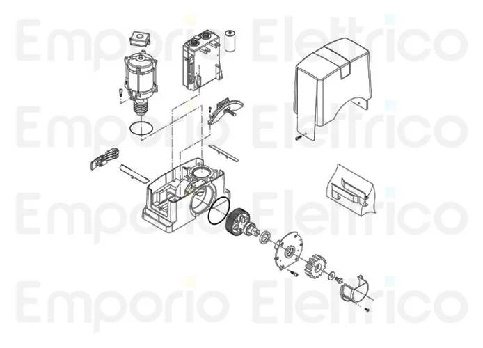beninca Seite Ersatzteile des bull5m my11 Motors
