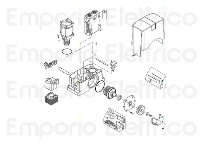 beninca Seite Ersatzteile des bull5m.s Motors (<<11/2011)