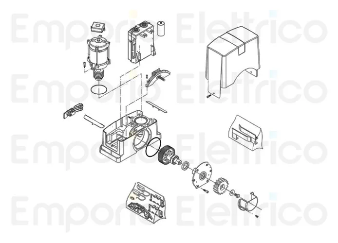 beninca Seite Ersatzteile des bull5m.s my11 Motors