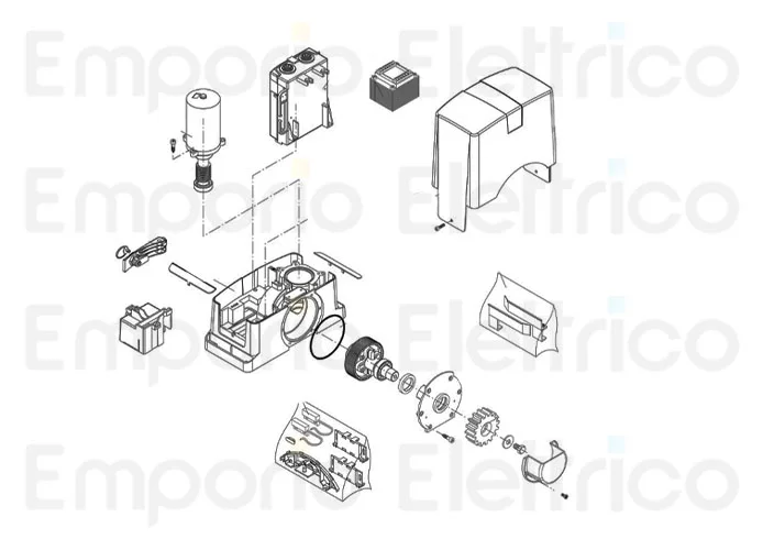 beninca Seite Ersatzteile des bull624esa.s 9b Motors