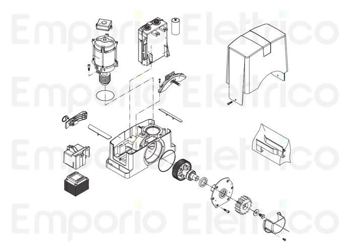 beninca Seite Ersatzteile des bull8 om Motors