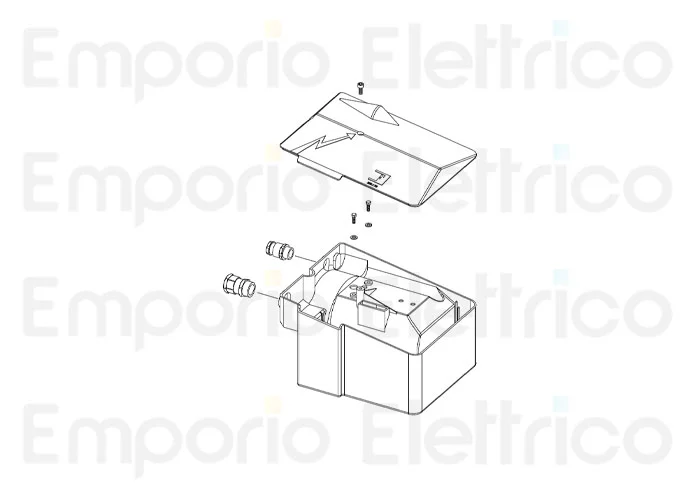 fadini ricambio contenitore programmatore elettronico completo 2007475