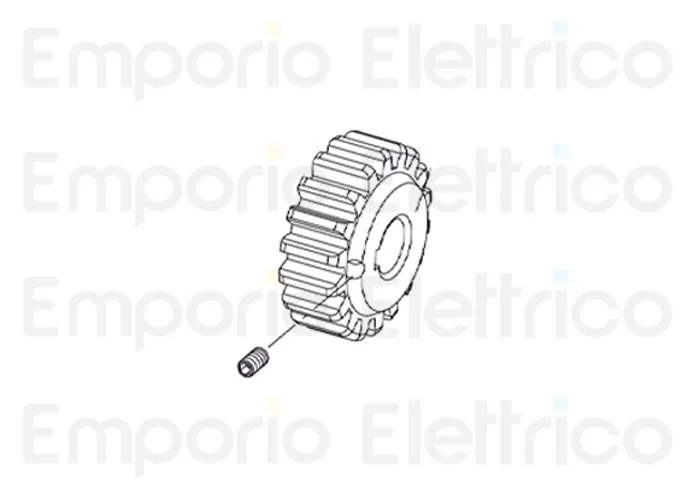fadini ricambio ingranaggio di trascinamento z18 m4 con grano 200225