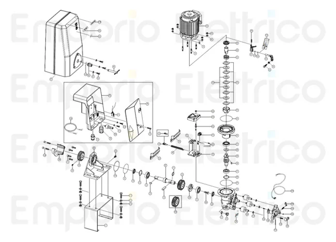 fadini ricambio copri ingranaggio 200128