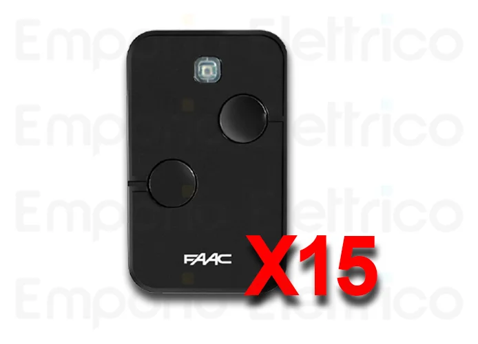 faac 15 x 2-Kanal-Handsender xto2 slh-sl-ds-rc 433mhz 787032 15 (ex code 787007)