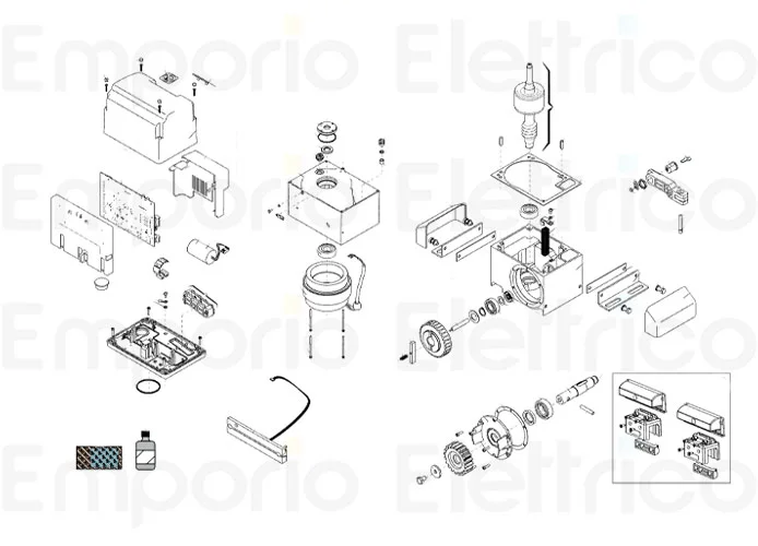 faac Ersatzteil der Halterung für Platine e781 63003481