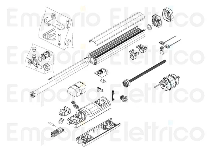 beninca ricambio finecorsa con camma x tom 40-50 968603139