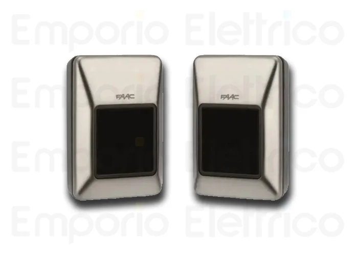faac coppia di fotocellule bus xp30b xp30 b inox 785122 (ex code 7851061)