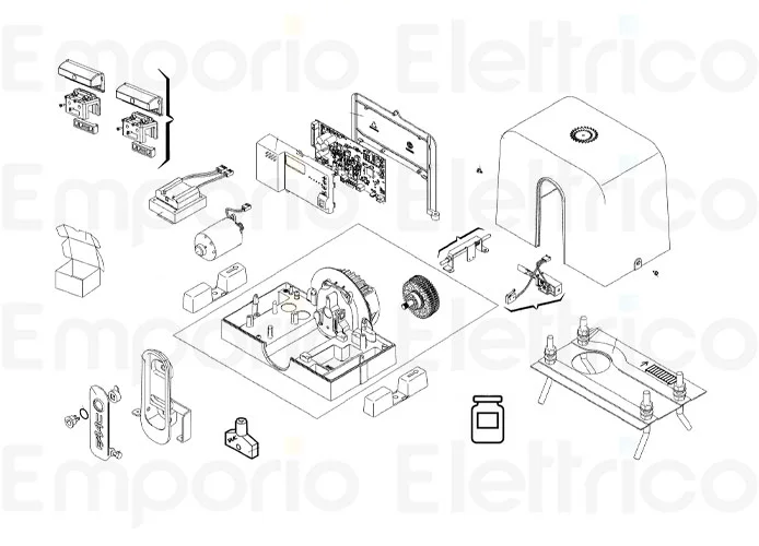 faac Ersatzteil der inneren Zahnräder c720-c721 63003502