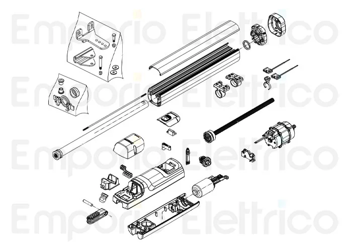 beninca Seite Ersatzteile des tom.50m Motors
