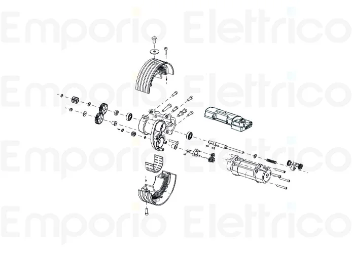 faac Seite Ersatzteile des rh240 Motors