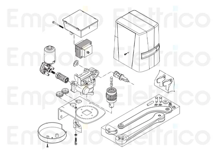beninca Ersatzteil des Getriebemotors für ben 9686483