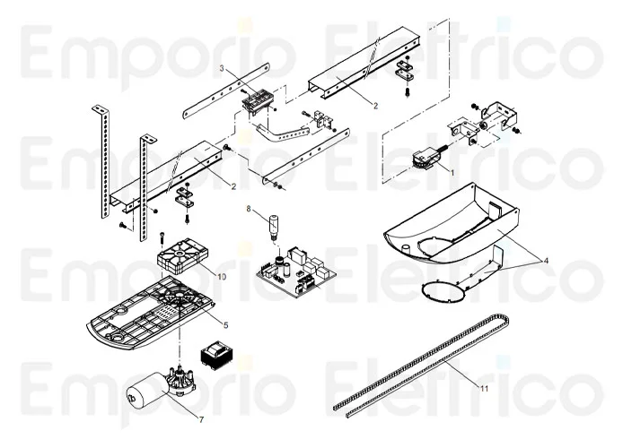 beninca Ersatzteil des Transformators für jm.3esa 9686647