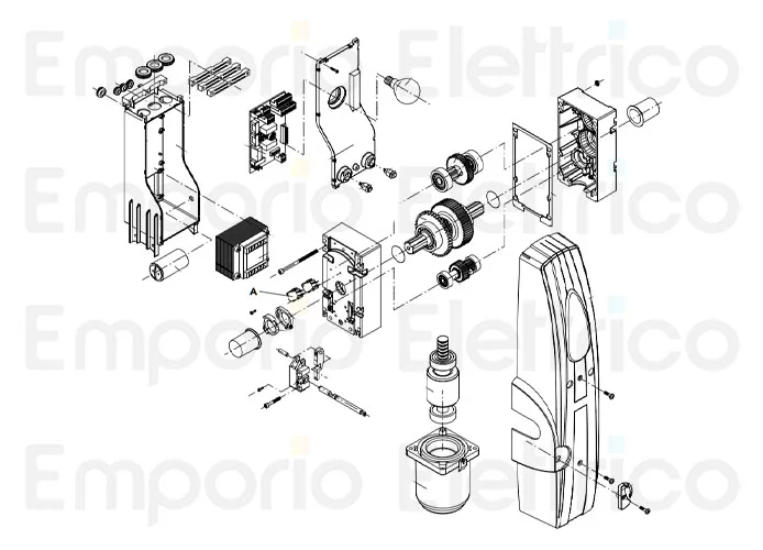 beninca Seite Ersatzteile des zed.re dx Motors