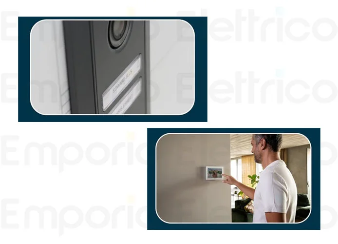 came bpt kit videocitofonico monofamiliare xts7bf+lhs plus 8k40cf-040