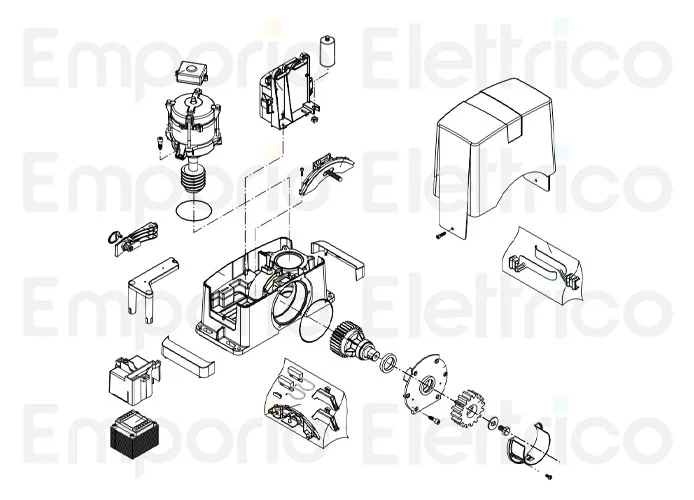 beninca Ersatzteil des Kondensators 12,5 mf Schraube+Kabeln 9686573