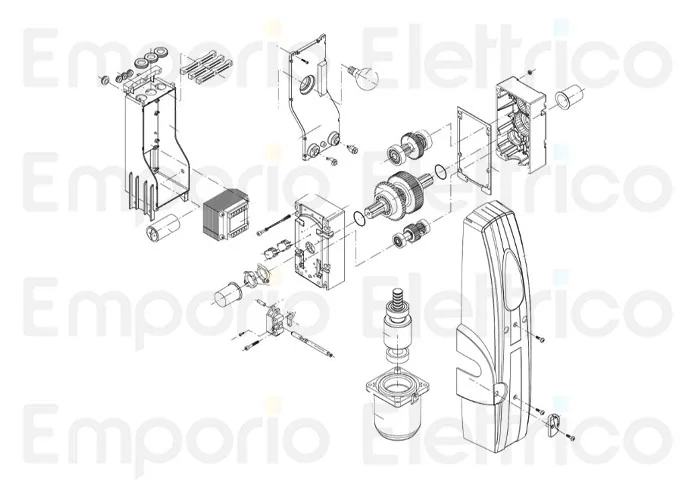 beninca pagina ricambi per motore zed.ri sx