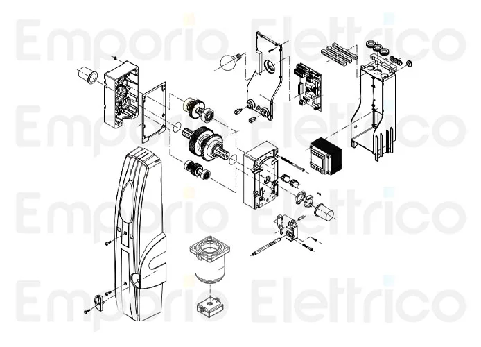 beninca Seite Ersatzteile des zed.rie sx autr Motors