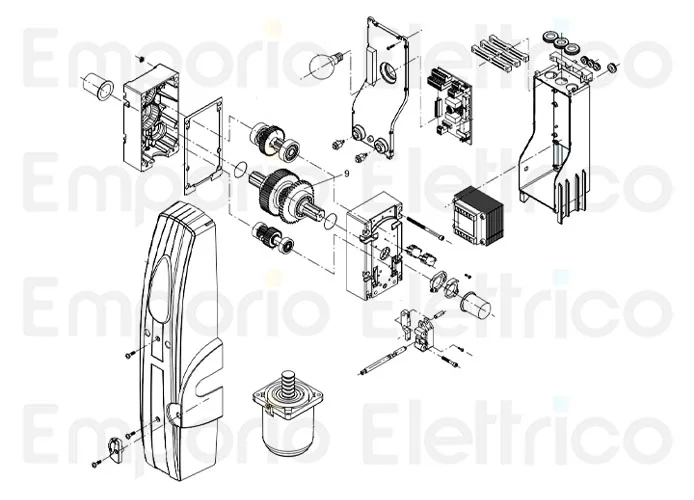 beninca pagina ricambi per motore zed24.ri dx