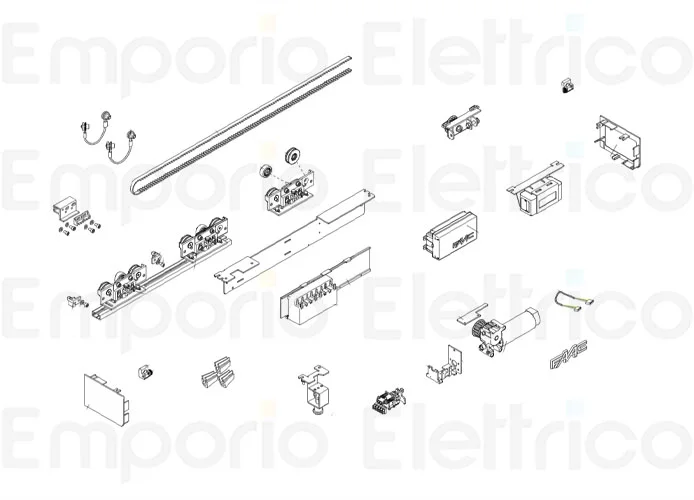 faac Ersatzteil der elektronischen Platine e2sl 63003484
