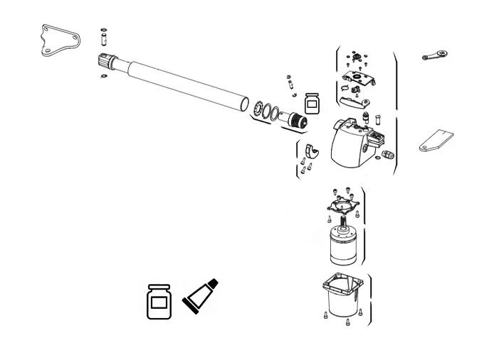 genius pagina ricambi per motore g-bat 424env dx