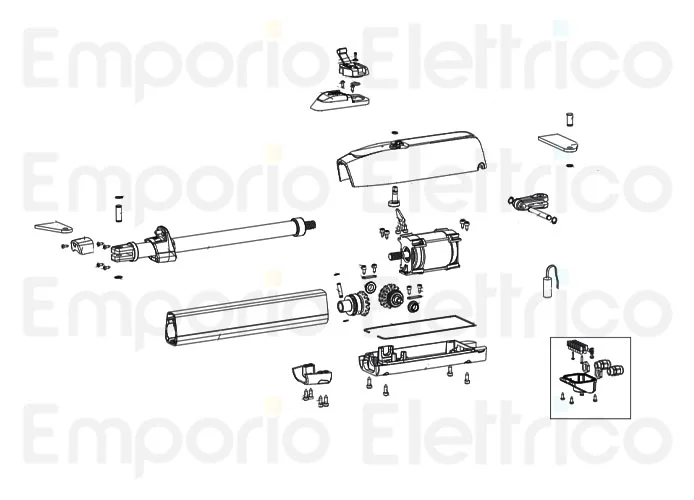 genius pagina ricambi per motore mistral 300
