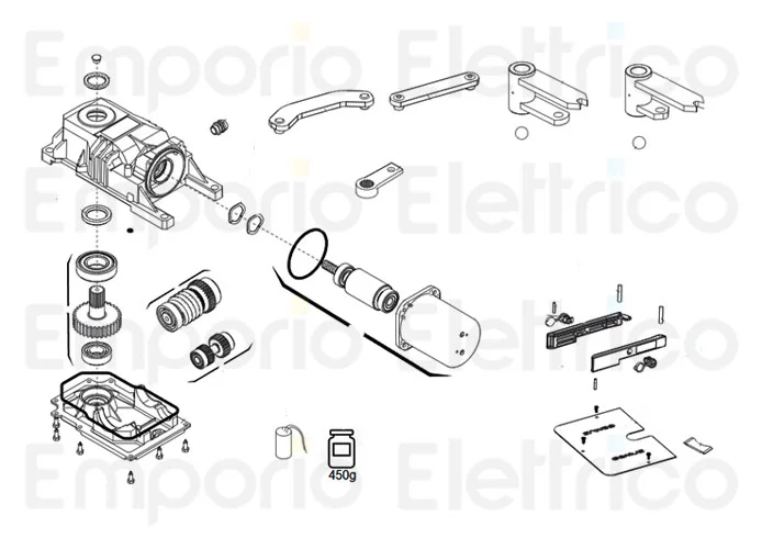 genius pagina ricambi per motore roller 24v