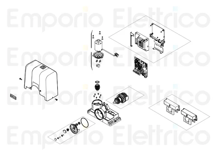 genius Seite Ersatzteile des blizzard 400 c Motors