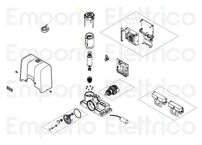 genius Seite Ersatzteile des blizzard 500 c Motors