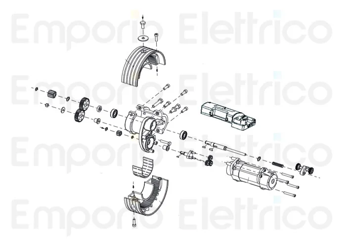 genius Seite Ersatzteile des Motors shutter 20