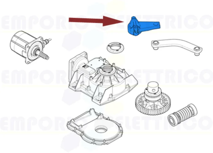 came Ersatzteil des Gleitarms frog 119ria044