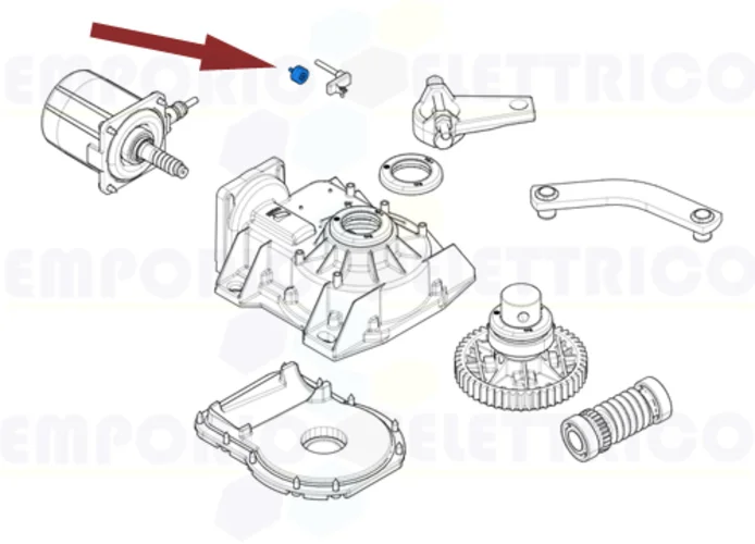 came Ersatzteil des Magnet Encoder frog 119ria083