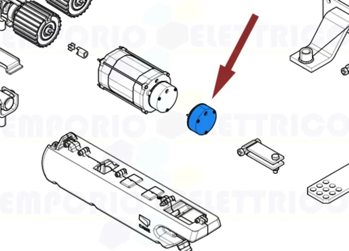 came Ersatzteil der Elektrobremse ati24 119rid140