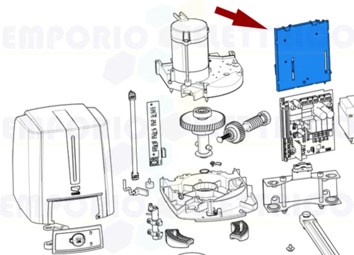 came Ersatzteil der Halterung Platine und Transformator fast40 119rid381